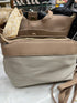 Litchi Embossed Shoulder Tote Bag with Inner Pouch